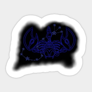 zodiac sign scorpio Sticker